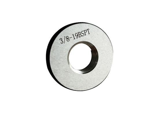 British Standard 3/8-19 BSPT Thread Ring Gauge With Tapered Diameter For Sealing Performance