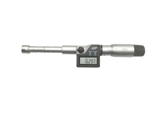 Three Contact Point Design Digital Internal Micrometer IP65 Waterproof for High Accuracy