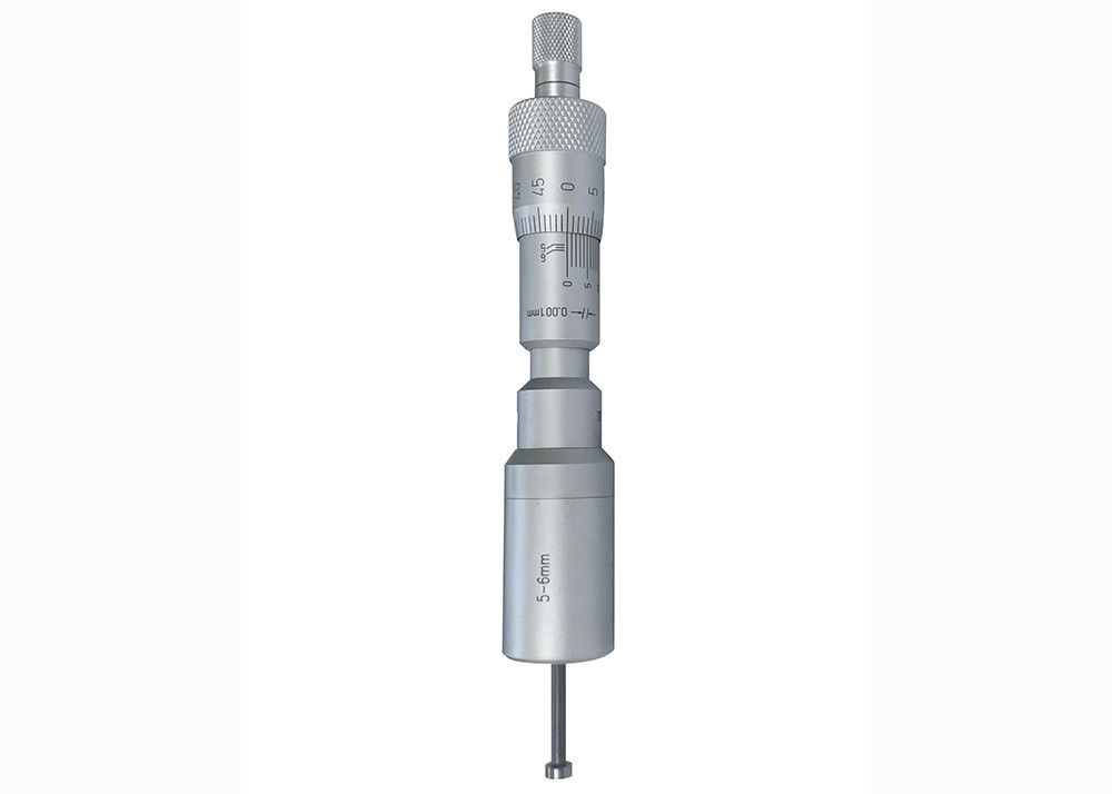 5-6mm 3 Point Id Micrometer Small Hole Bore Gauge Metric / Inch Measurement