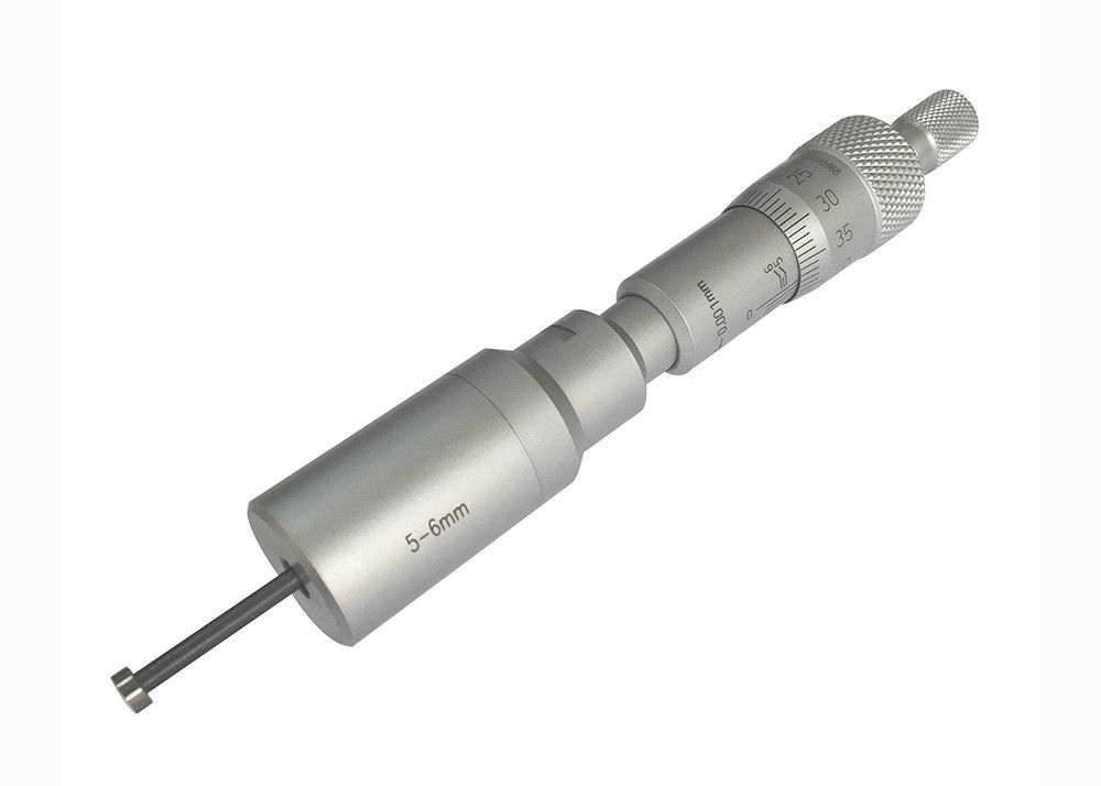 5-6mm 3 Point Id Micrometer Small Hole Bore Gauge Metric / Inch Measurement