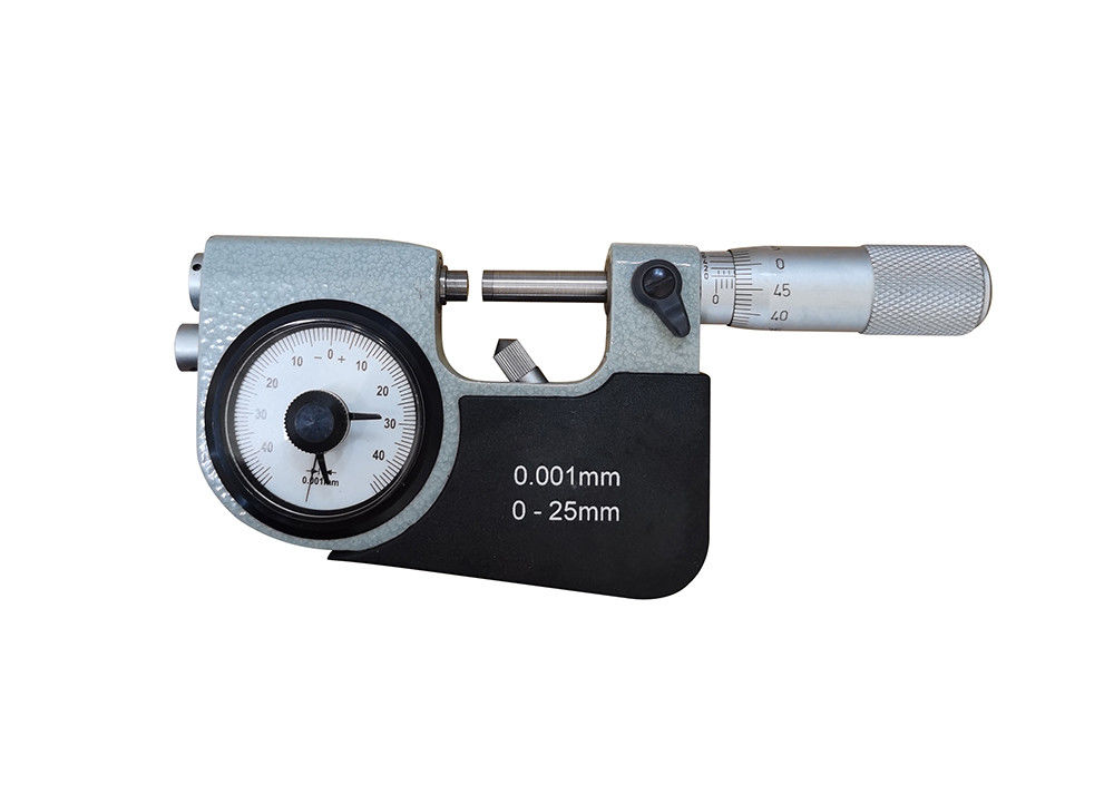 Precision 0.003mm Indicating Snap Micrometer With Supporting Rod