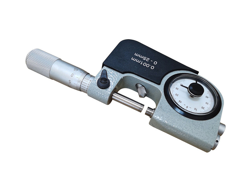Precision 0.003mm Indicating Snap Micrometer With Supporting Rod