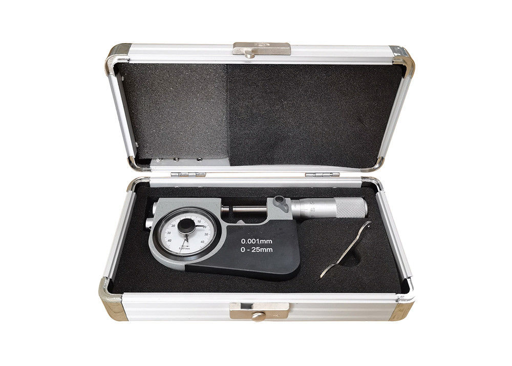 Precision 0.003mm Indicating Snap Micrometer With Supporting Rod