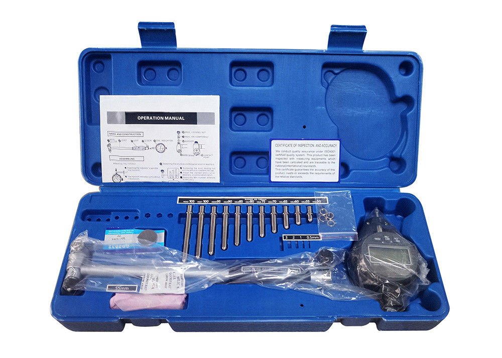 Stainless Steel Cylinder Digital Dial Bore Gauge With 50-160mm Range