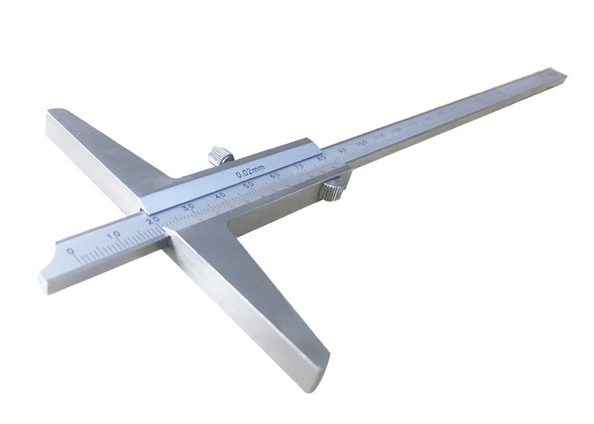 0-200mm Stainless Steel Hardened Vernier Depth Caliper