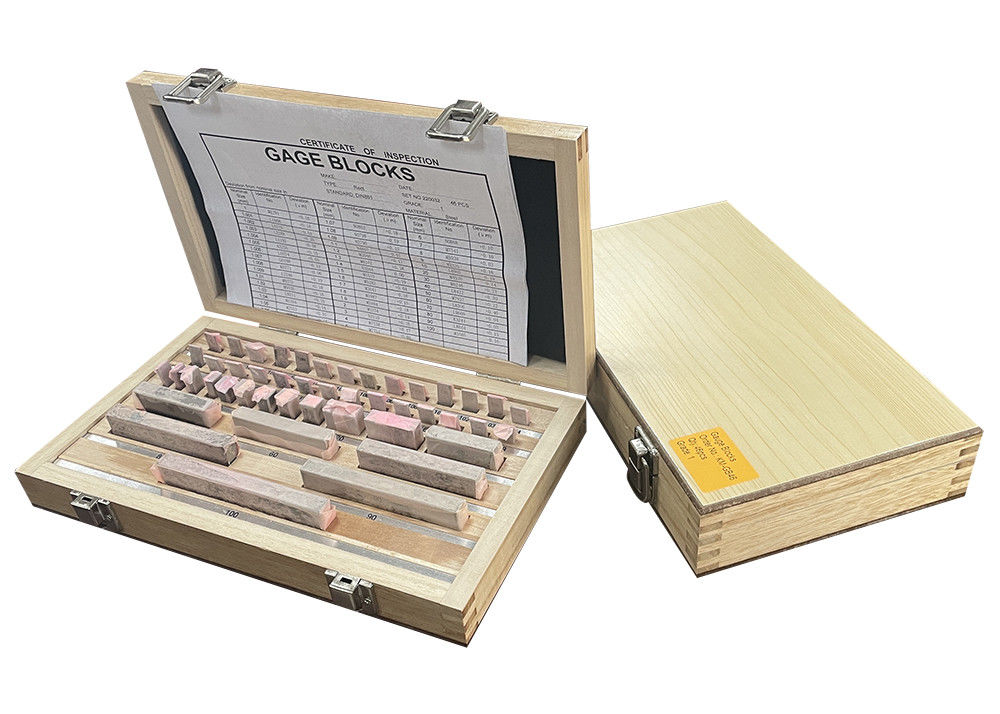 46pcs Rectangular Gauge Blocks Set Metric DIN Standard