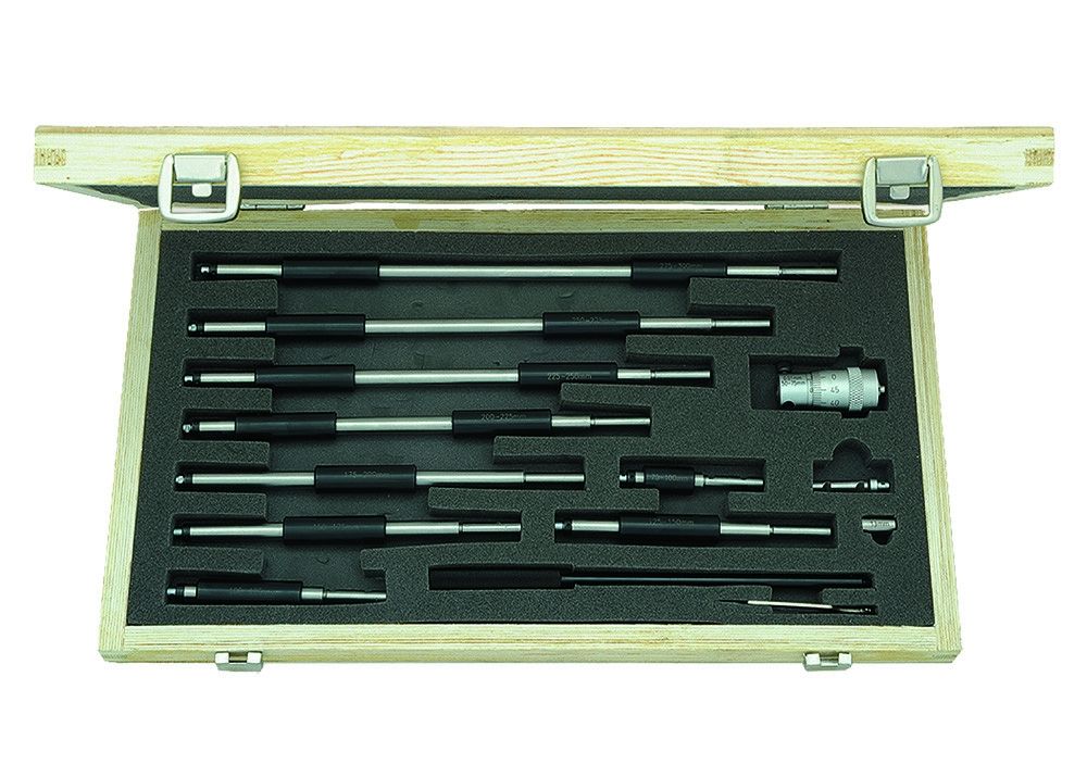 50-300mm Rod Type Inside Micrometer Wide Range Tools for Accurate Metric Measurement