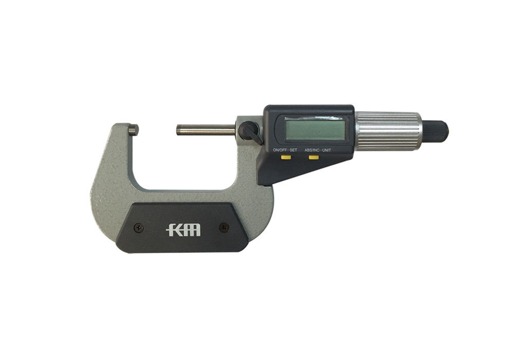 25-50mm Digital Outside Micrometer With 0.001mm Graduation And Carbide Measuring Face
