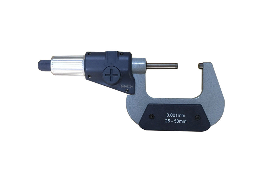 25-50mm Digital Outside Micrometer With 0.001mm Graduation And Carbide Measuring Face