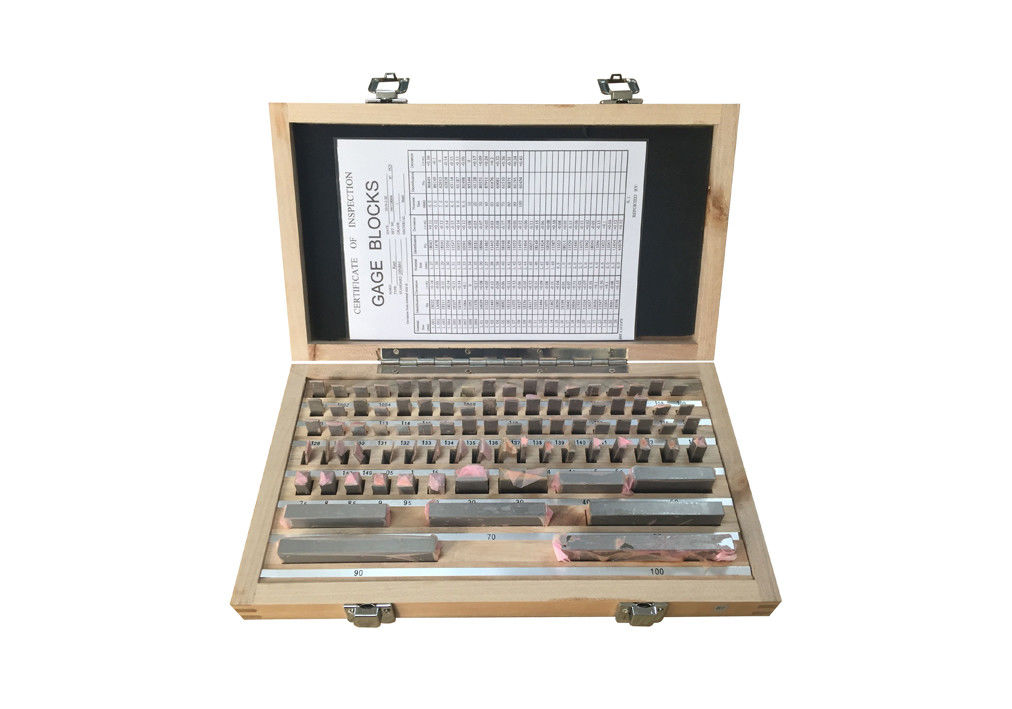 87Pcs Steel Metric Rectangular Gage Block Set With DIN 861 Standard