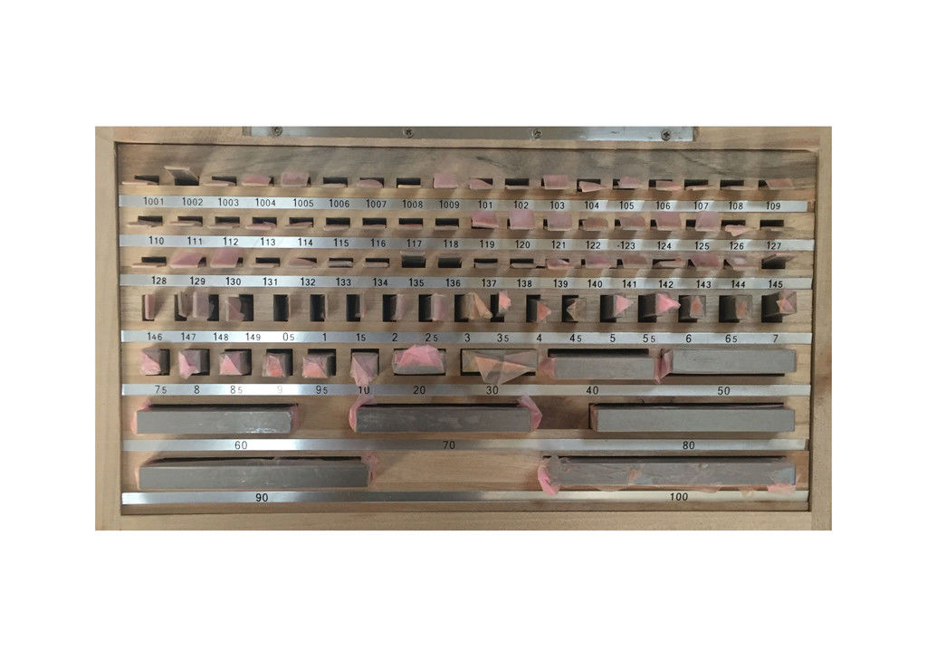 87Pcs Steel Metric Rectangular Gage Block Set With DIN 861 Standard