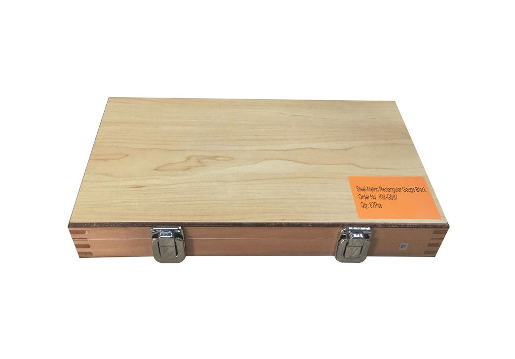 87Pcs Steel Metric Rectangular Gage Block Set With DIN 861 Standard