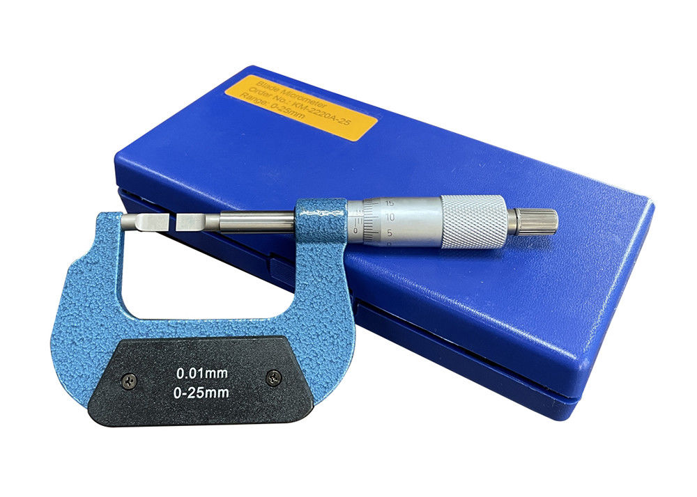 Blade Micrometer Fine Lapping for Smooth and Accurate Measurements