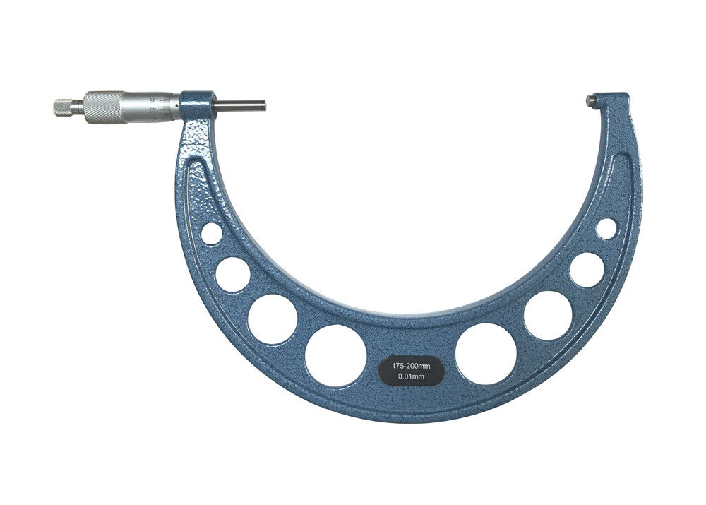 175-200mm Outside Micrometers with Accurate Readings and Easy Reading Scale
