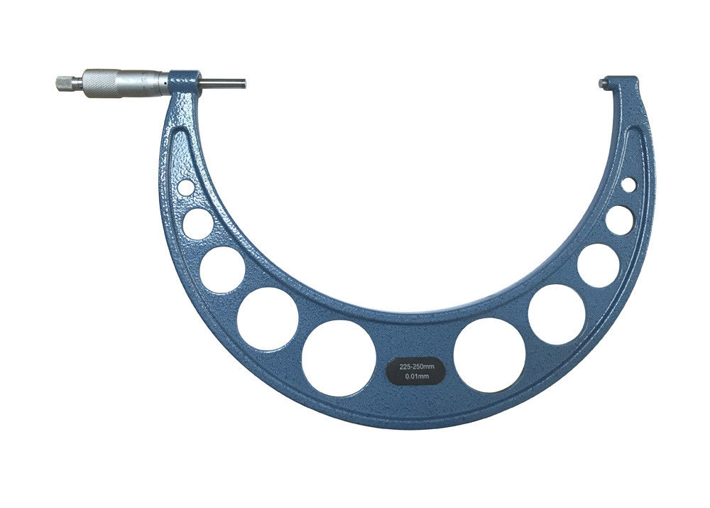 225-250mm Outside Micrometers with Setting Standard for Calibration in Larger Ranges