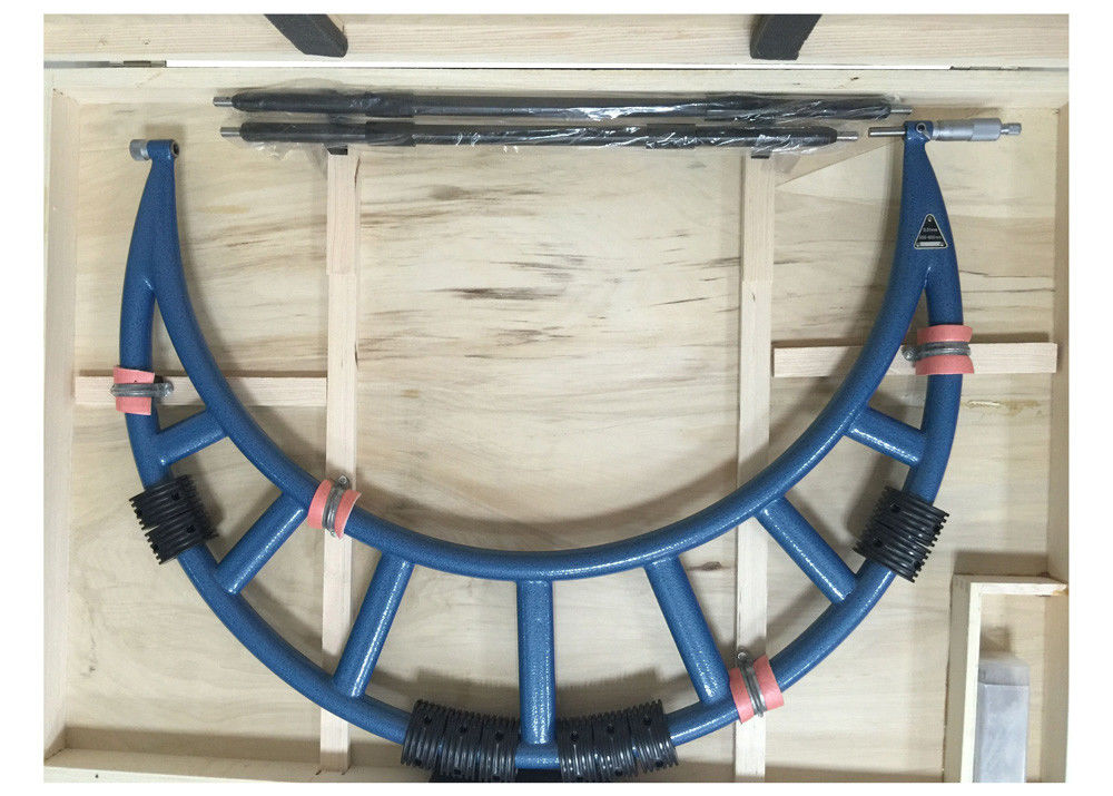 Wide Range 500-600mm Outside Micrometer with Interchangeable Anvils
