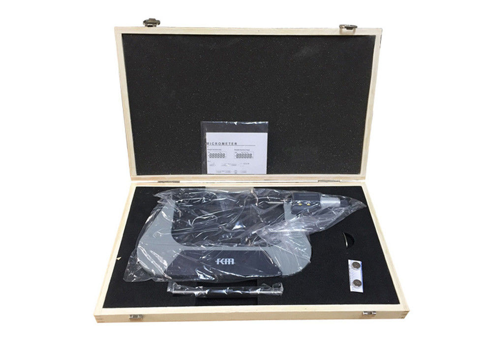 150-175mm Digital Outside Micrometer With Carbide Anvil And Large LCD Display For Quick Results