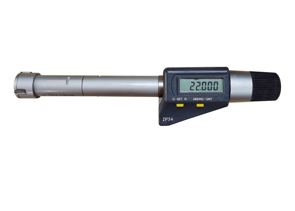 20-25mm Three Point Internal Micrometer with IP54 Protection and Digital Readout Display