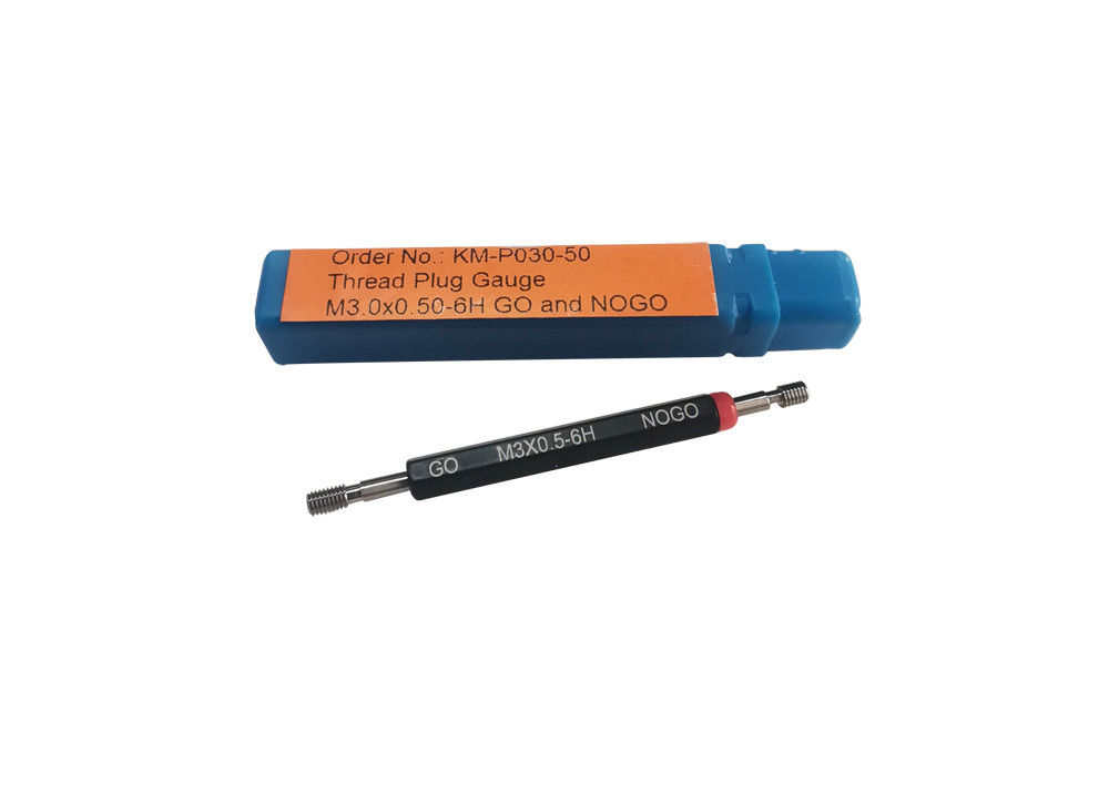 Fine Lapping Accurate M3.0 Metric Plug Gauge for Threaded Parts Inspection