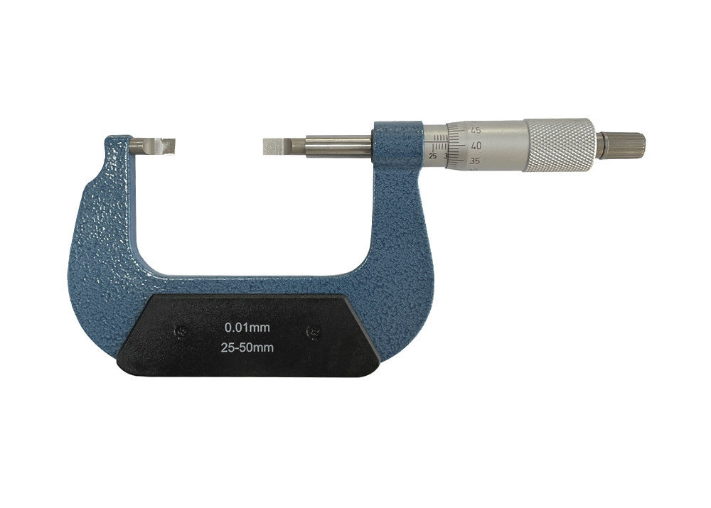 25-50mm Blade Micrometer for Measuring Inner and Outer Diameters with Blade Measuring Faces