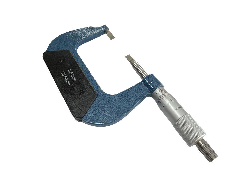 25-50mm Blade Micrometer for Measuring Inner and Outer Diameters with Blade Measuring Faces