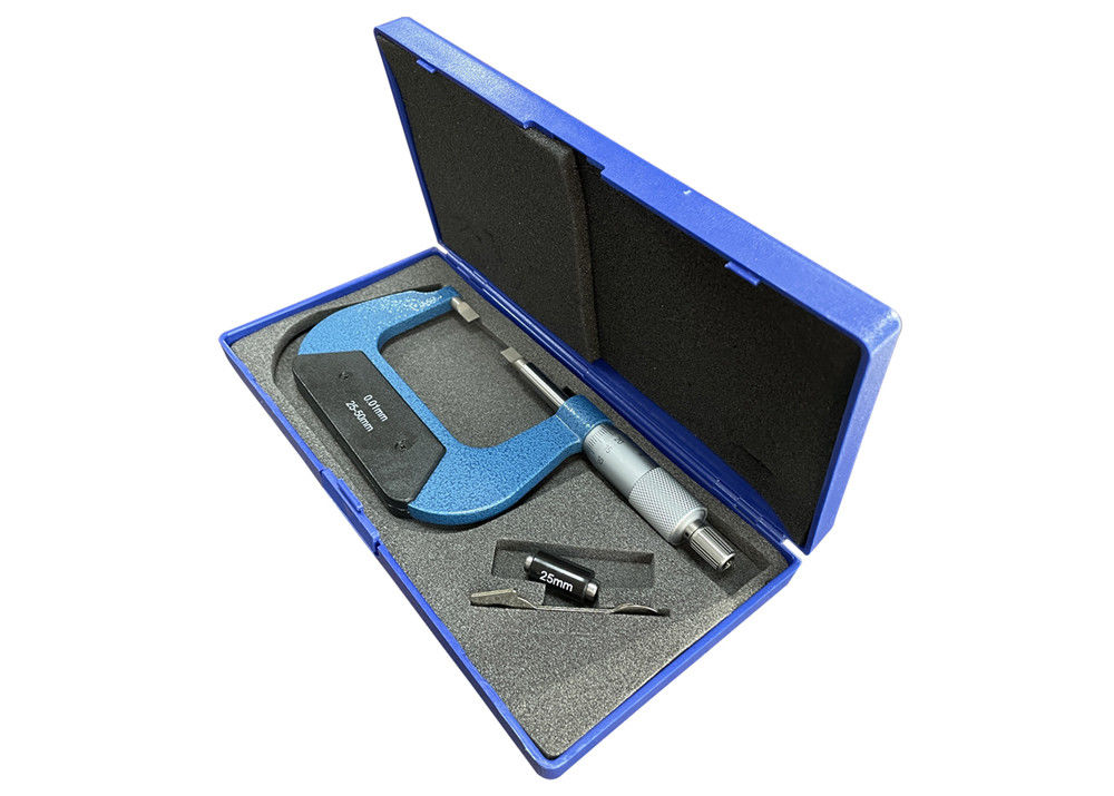 25-50mm Blade Micrometer for Measuring Inner and Outer Diameters with Blade Measuring Faces