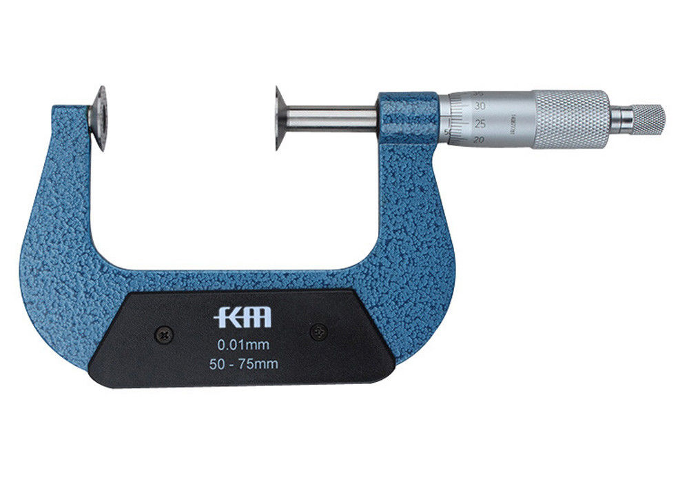 50-75mm Disk Micrometers in Industrial Applications with High Precision and Lock Device