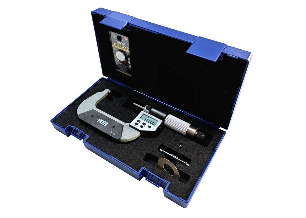 Measuring Range 50-75mm IP54 Protection Degree Digital Outside Micrometer