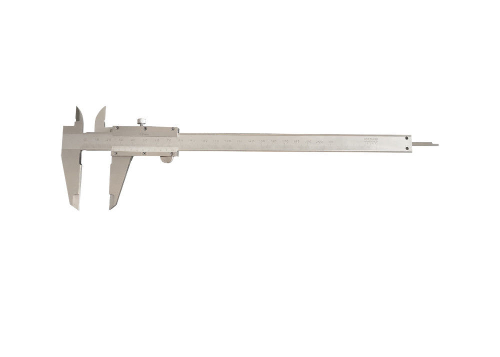 High Precision Stainless Steel Vernier Caliper with Smooth Slide and 0.02mm Graduation