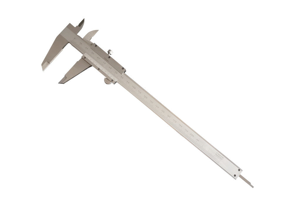 High Precision Stainless Steel Vernier Caliper with Smooth Slide and 0.02mm Graduation
