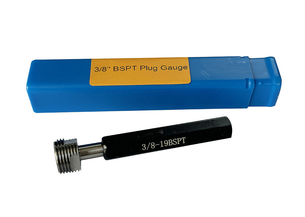 3/8-19 BSPT Pipe Taper Thread Plug Gauge for Mechanical Connections and Sealing