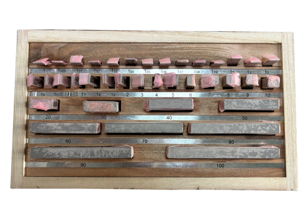 38Pcs Steel Metric Rectangular Gauge Blocks With Grade 1 For Precision Dimension Marking