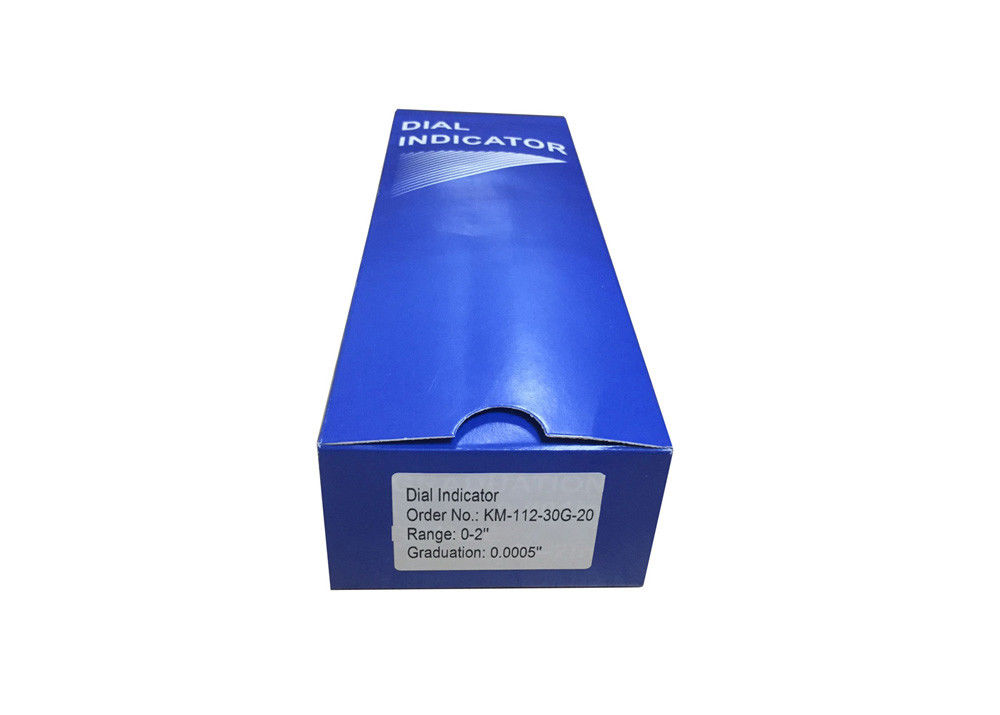 0-2" Large Range Inch Dial Indicator with 0.0005" High Precision Reading
