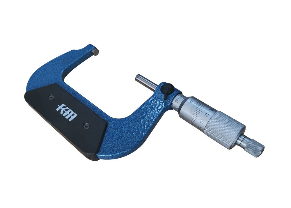 50-75mmx0.001mm Outside Micrometer With Ratchet Thimble
