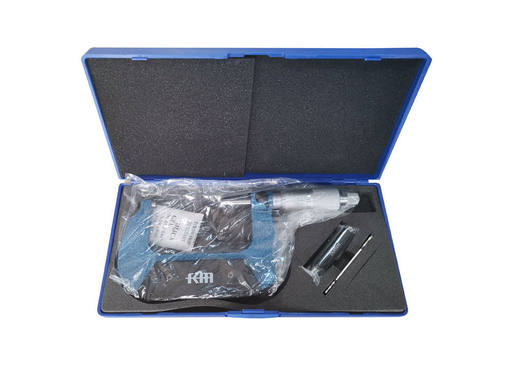 50-75mmx0.001mm Outside Micrometer With Ratchet Thimble