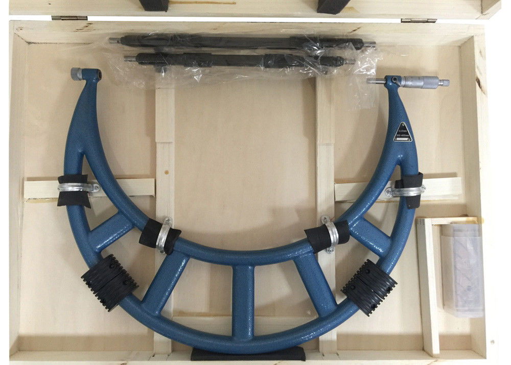 300-400mm Wide Range Outside Diameter Micrometer With Interchangeable Anvils
