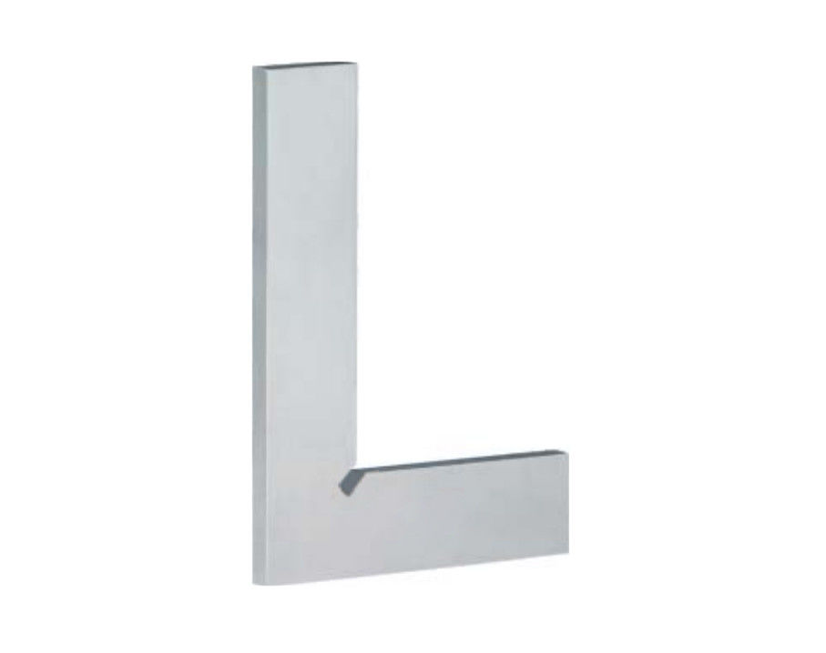 90 Degree Stainless Steel Flat Edge Square Measuring Tools With DIN 875 Grade 1