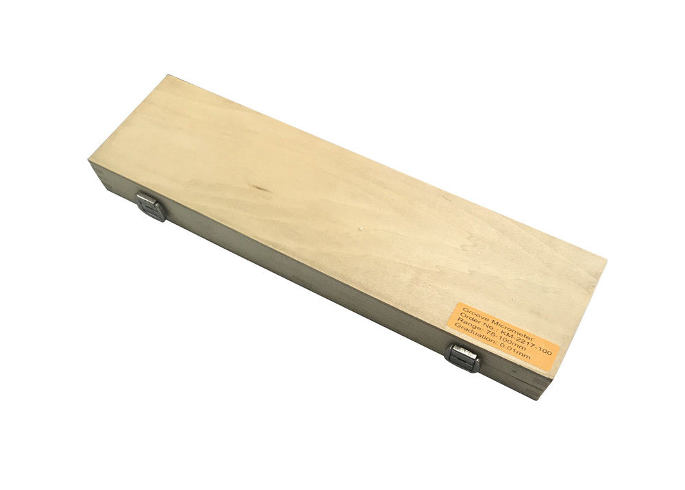 0.01mm Accuracy Manual 75-100mm Internal Groove Micrometer Instrument for Precise Measurement
