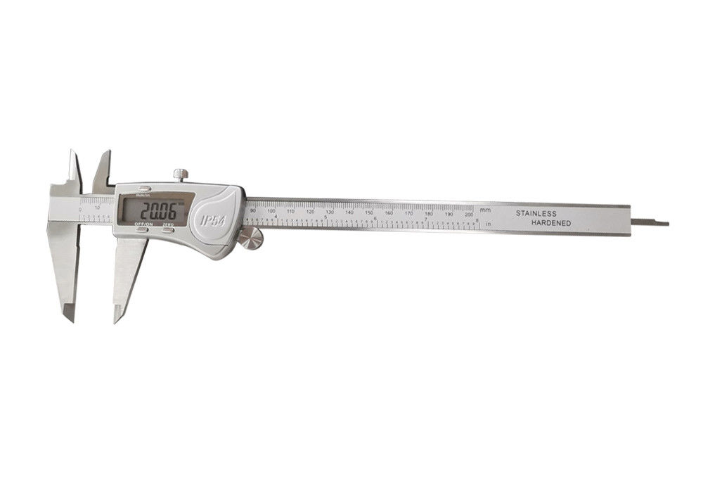 IP54 Digital Caliper with Metal Housing 0-200mm LCD Display Precision Measuring Tool
