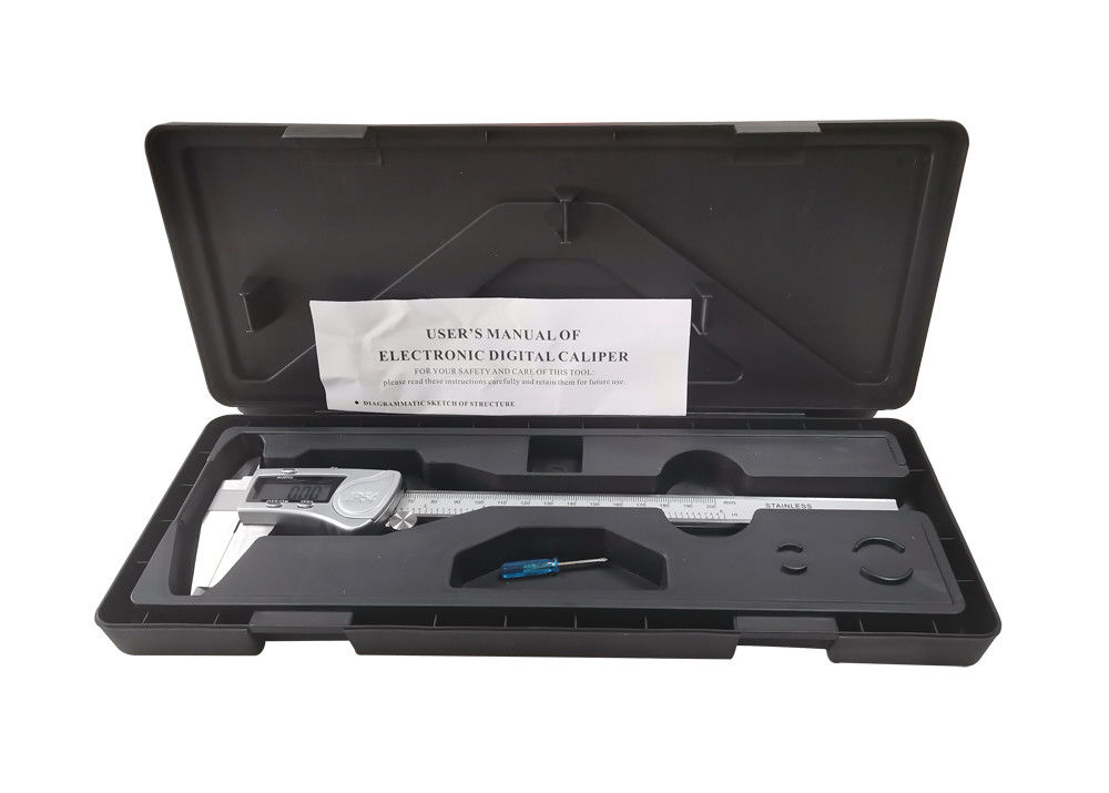 IP54 Digital Caliper with Metal Housing 0-200mm LCD Display Precision Measuring Tool