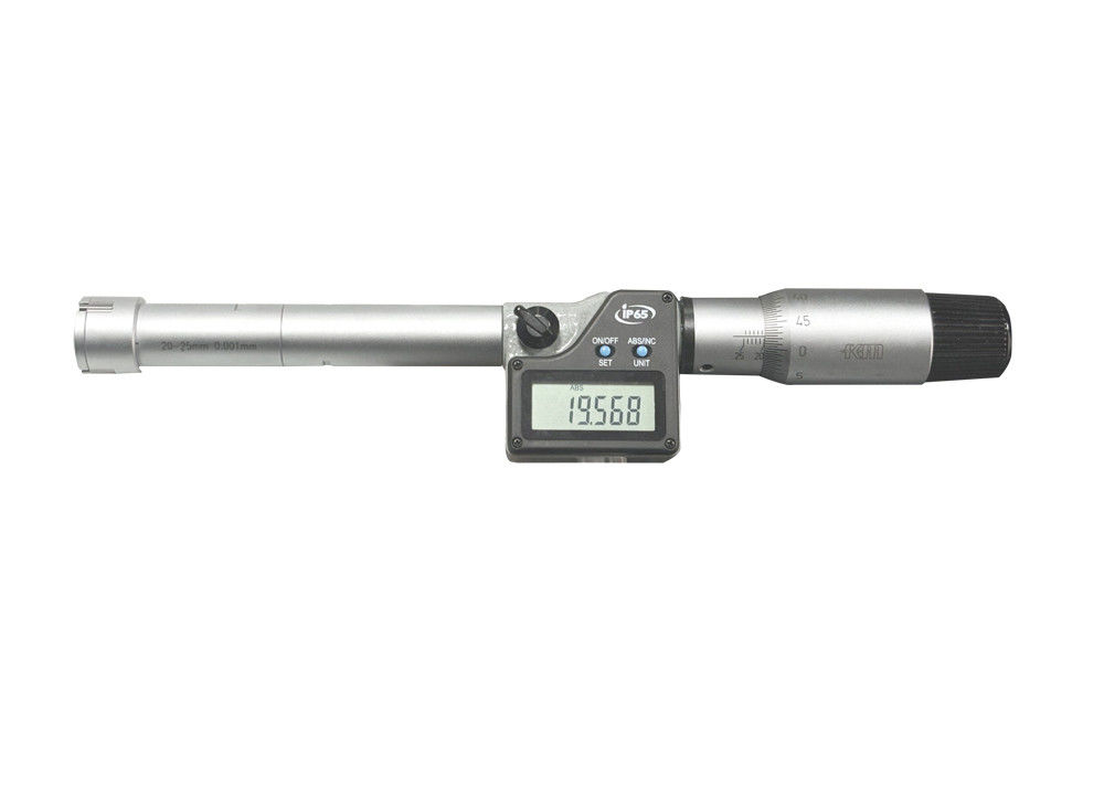 Digital Three Point Internal Micrometer With IP65 Rated For Machining And Quality Control
