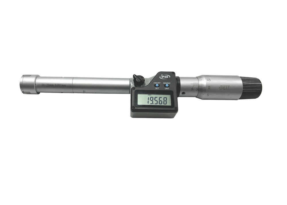 Digital Three Point Internal Micrometer With IP65 Rated For Machining And Quality Control