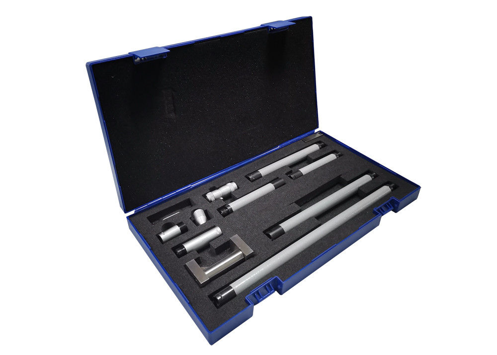 Tubular Inside Micrometer Set 2-40'' Range Accurate Bore Measurement with Case