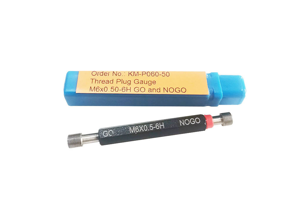 Thread Plug Gauge GO and NOGO M6.0 Metric for Threaded Parts Inspection