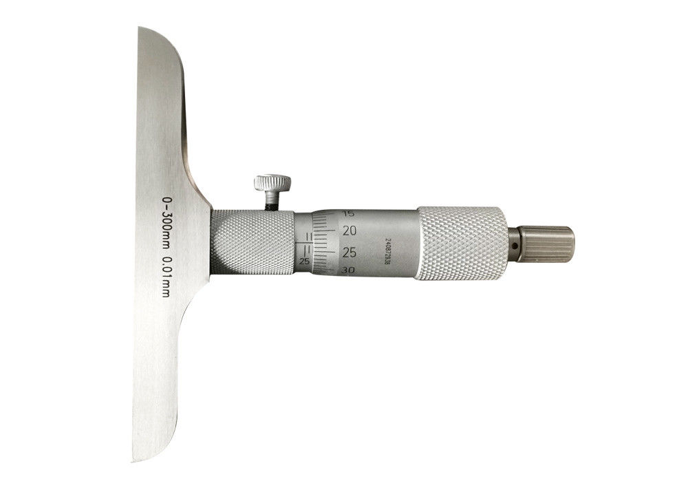 0-300mm Depth Micrometer with Interchangeable Measuring Rods For Wide Measuring Range