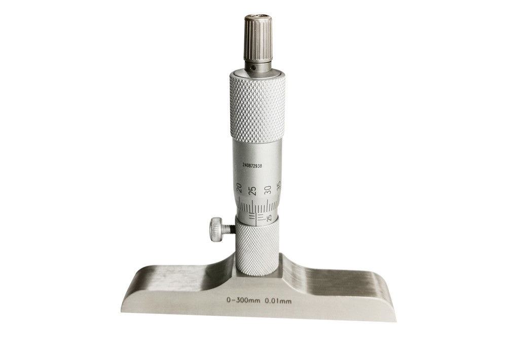 0-300mm Depth Micrometer with Interchangeable Measuring Rods For Wide Measuring Range