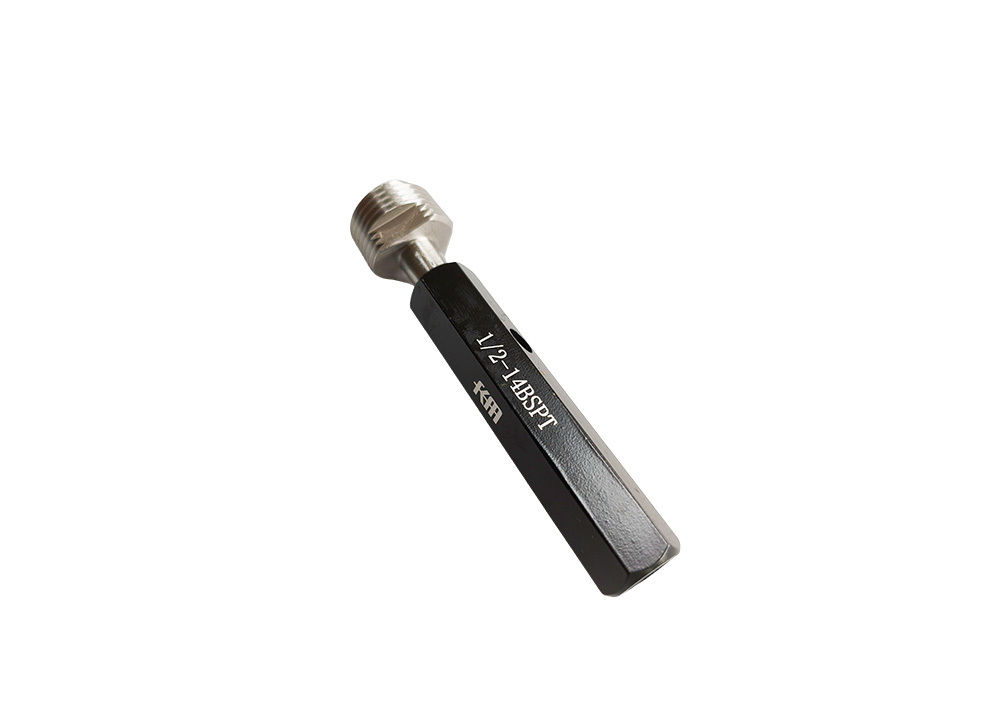 British Standard 1-2''-14 BSPT Pipe Thread Gauge with Gcr15 Material for Mechanical Connections
