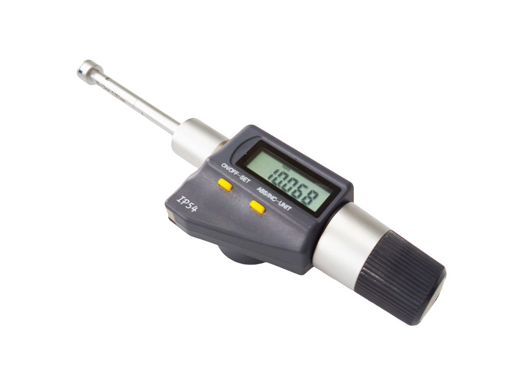 IP54 Protection Degree 10-12mm Three Point Bore Gauge with Extension Rod 100mm Resolution 0.001mm