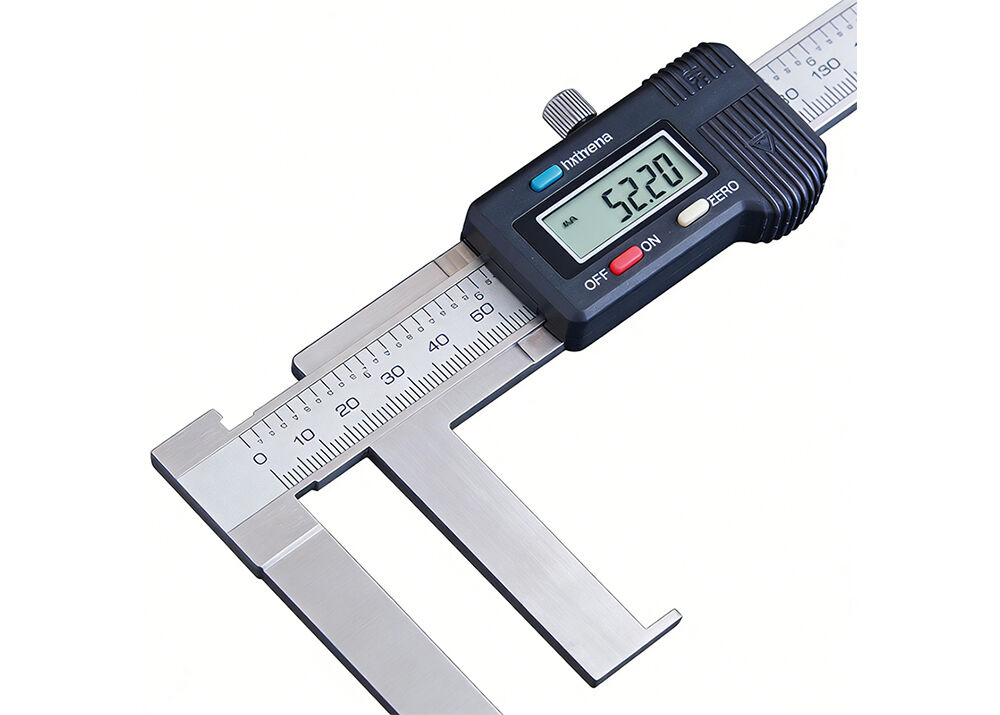 Stainless Steel Knife Edge Internal Groove Digital Caliper 17-300mm/0.7-12" Small Gap and Slit Measurement